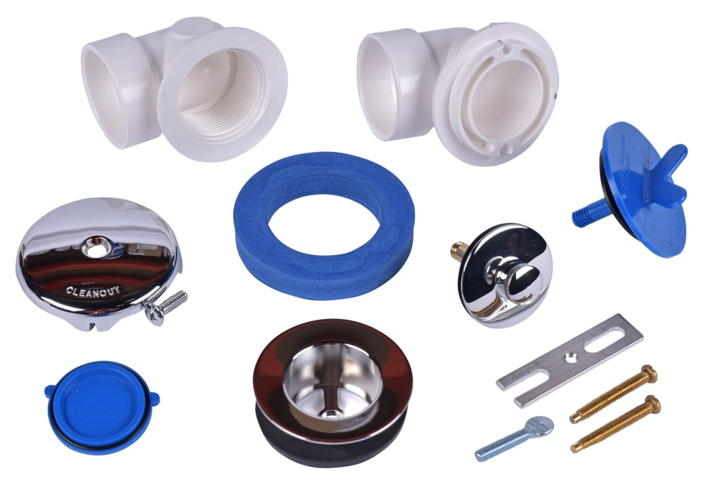 Oatey P7225B Bath Waste And Overflow Half Kit