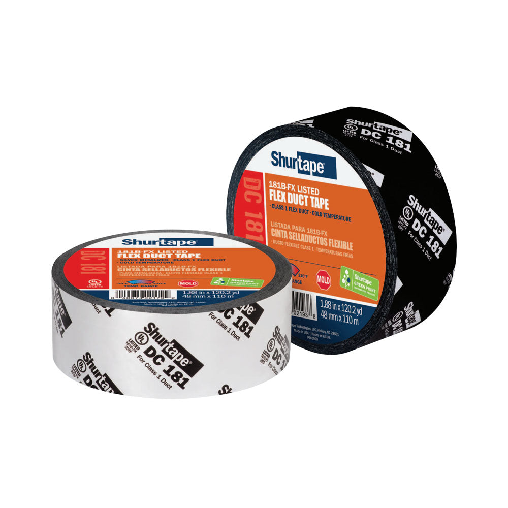 Shurtape 205330 2 X 120 Flex Duct Tape Black