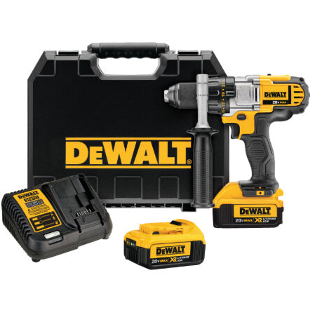 Dewalt DCD980M2 20V MAX Lithium-Ion Cordless 1/2 Premium 3-Speed Drill Driver Kit