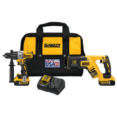 DeWalt DCK294P2 Hammerdrill Reciprocating Saw Kit 20V MAX Cordless