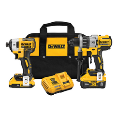 DeWalt DCK299D1W1 20V BL 2-TOOL KIT 2AH 8AH