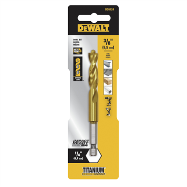 DeWalt DD5124 3/8 Titanium Ir Drill Bit Replacement MPN