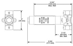 Brizo R35600 Sensori 3/4 Volume Control Rough