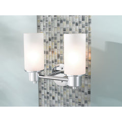 Creative Specialties DN0762CH Moen Iso Chrome Two Globe Bath Light