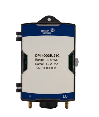 Johnson Controls DP140005U21C Differential Pressure Transmitter with Aluminum Housing and 4-20mA Output