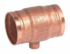 Victaulic FB72626C00 626 Wrought Copper Reducing Tee 2 X 2 X 3/4 IN Grooved End X Grooved End X Cup