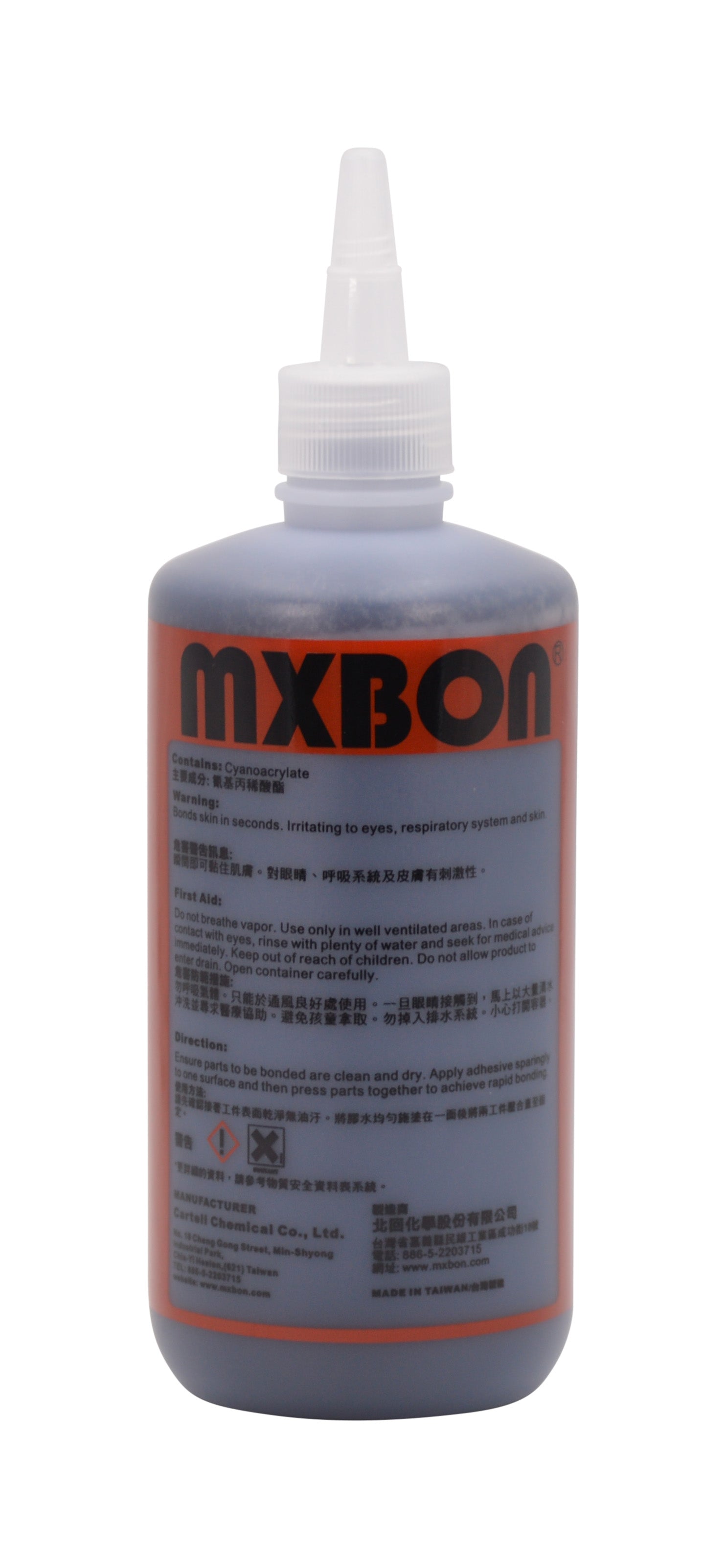MXBON MXBON B680 Black Rubber Toughened High Performance Cyanoacrylate 17.6 Oz (500 g)