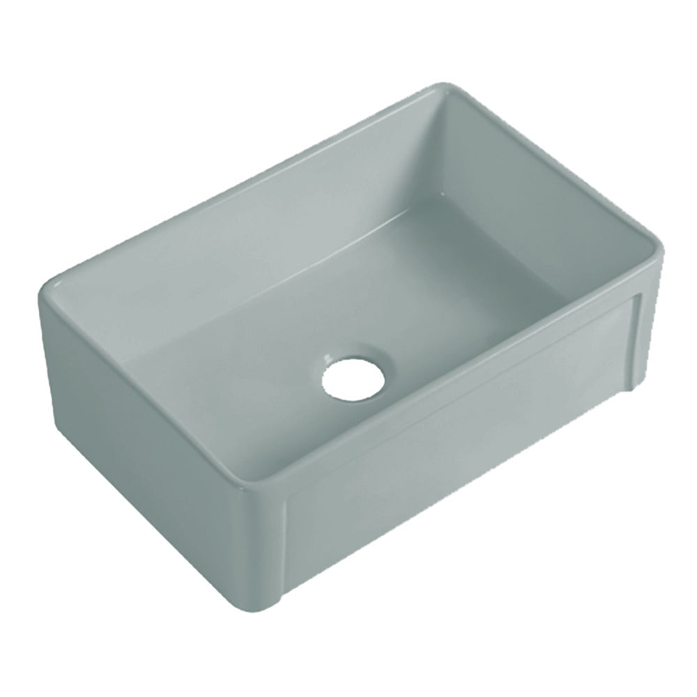 DAKOTA Dakota Plumbing Products DSE-FCA3020MGY Fireclay Farmhouse Sink