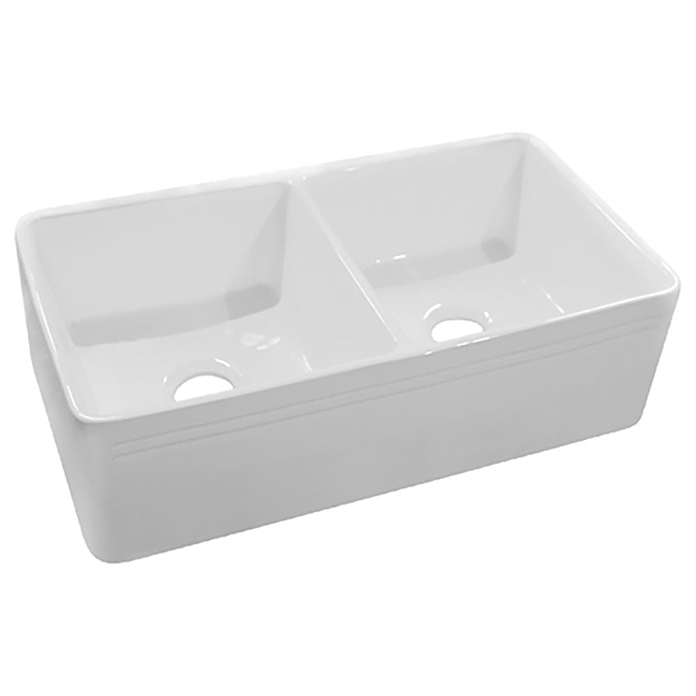 DAKOTA Dakota Plumbing Products DSE-FCA5050SMGY Fireclay Farmhouse Sink