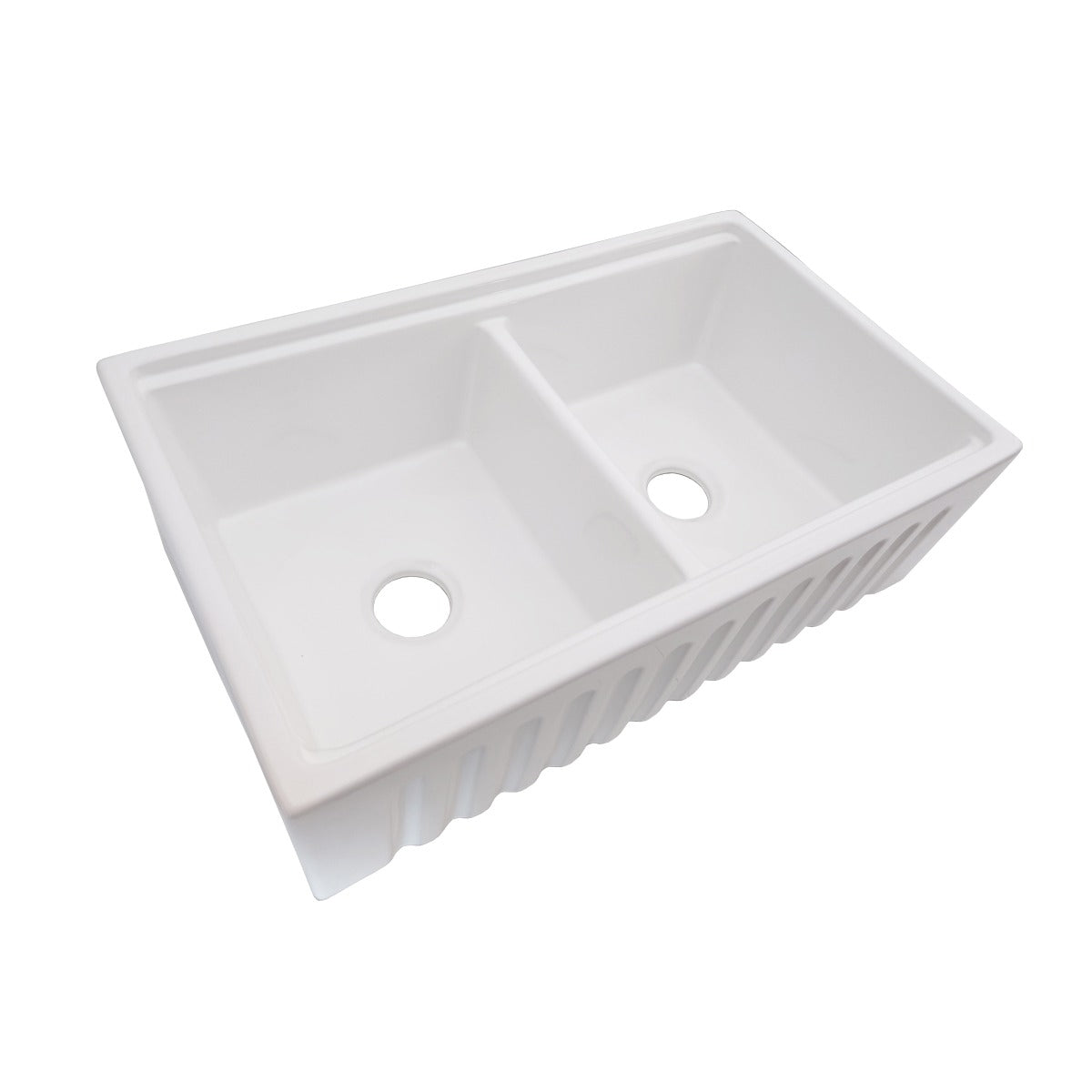 DAKOTA Dakota Plumbing Products DSE-FCAL5050S Fireclay Farmhouse Sink