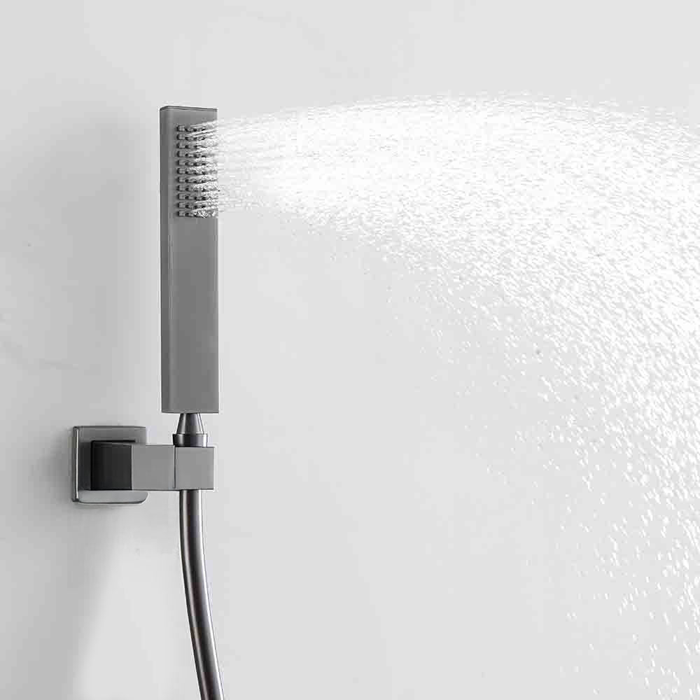 DAKOTA Dakota Plumbing Products DSF-34BTS01MBK Tub Shower Set Matte Black