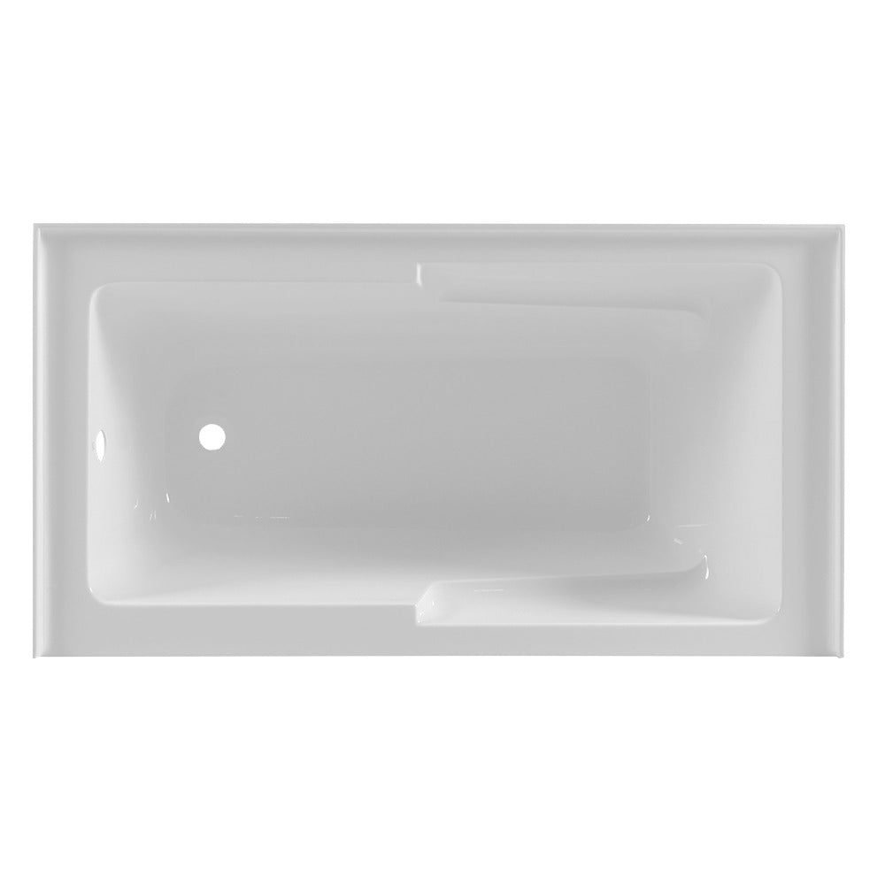 DAKOTA Dakota Plumbing Products DST-ALLC01W Alcove Bathtub 59 Gal