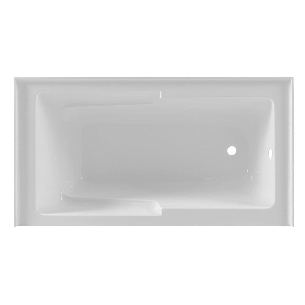 DAKOTA Dakota Plumbing Products DST-ALRC01W Alcove Bathtub 59 Gal