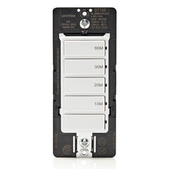 Leviton DT160-1LT LA 15A SP DEC TIMER 5KEY 10/20/30/60M