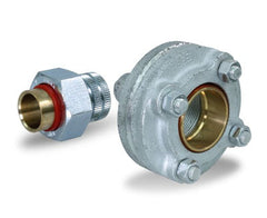 Everflow DUFS0034-NL | 3/4 Female X 3/4 Sweat Dielectric Union Brass Lead Free | DUFS0034-NL