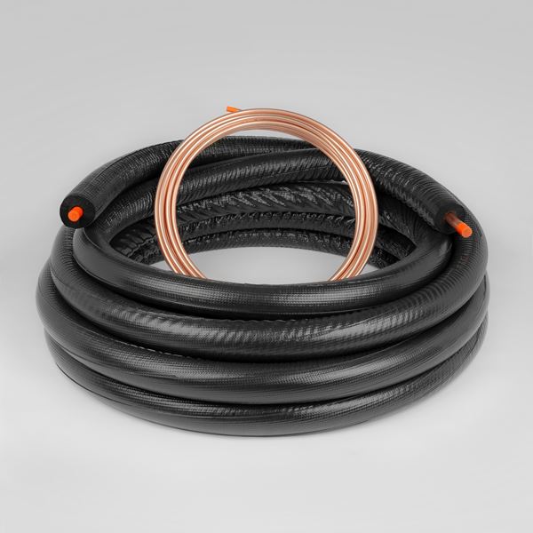 MUELLER 61430500C Streamline Elastomeric (Black) Standard Line Set with Copper Tube 50' Length