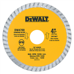 DeWalt DW4700 | Extended Performance Turbo Blades | 4 in | Replacement MPN