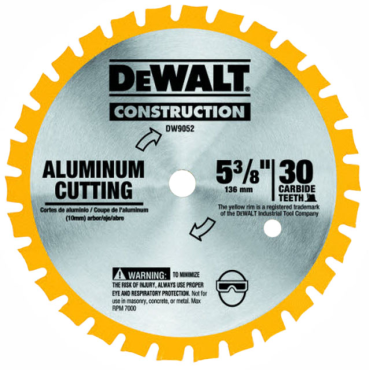 DeWalt DW9054 Portable Construction Blades