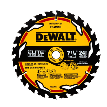 DeWalt DWAW71424 7-1/4IN 24T Elite Series Blister