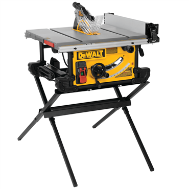 DeWalt DWE7491X 10 In. Jobsite Table Saw with Scissor Stand