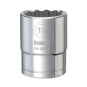 DeWalt DWMT74596OSP 3/4 in Drive Polished Chrome Standard Socket