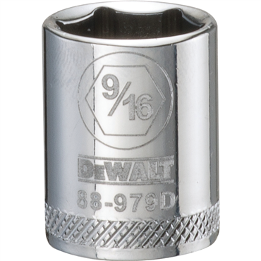 DeWalt DWMT88979OSP 3/8 in Drive Polished Chrome Standard Socket