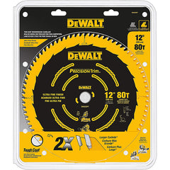 Dewalt DW3232PT Toothed Circular Saw Blade - Carbide-Tipped, 12 in Blade Diameter, Number of Teeth: 80