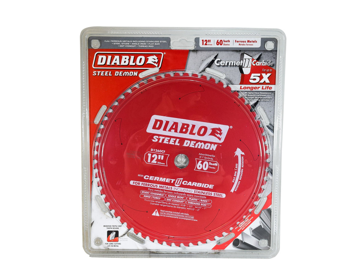 Diablo D1260CF 12 X 60 Cermet Ferrous CSB