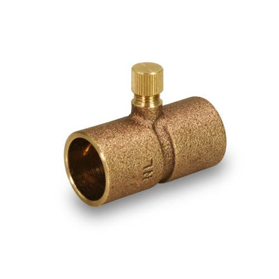 Everflow DCWC0012-NL 1/2 NOM Cast Brass Drain with Cap Lead Free