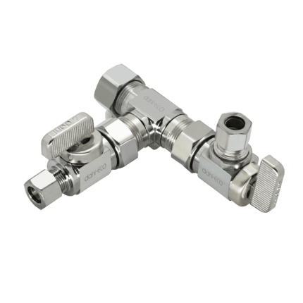 DAHL Dahl Valve E33-6001 mini-ball valve 5/8 OD Comp x 3/8 OD Comp x 3/8 OD Comp replacement MPN