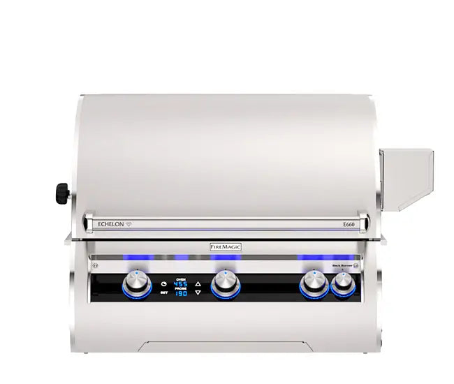 FIRE MAGIC GRILLS Fire Magic Grills E660I-9E1N Echelon E660i Built-In Grill 86,000 BTU (660 sq. in.) E660I-9E1N-W