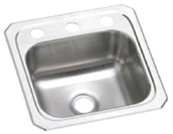 Elkay BCR153 Celebrity Stainless Steel Drop-In Bar Sink