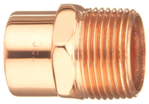 Elkhart Products 10030300 Adapter Fitting Male 3/8 Inch x Female Soldered x Male Threaded Replacement MPN