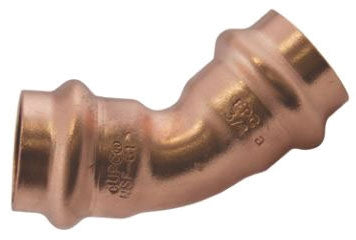 Apollo Valves 10075060 1/2-Inch C x C Copper 45-Degree Elbow