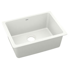 Elkay ELXU2522PA0 Quartz Luxe 24-5/8 x 18-1/2 x 9-1/2 Single Bowl Undermount Sink Parchment