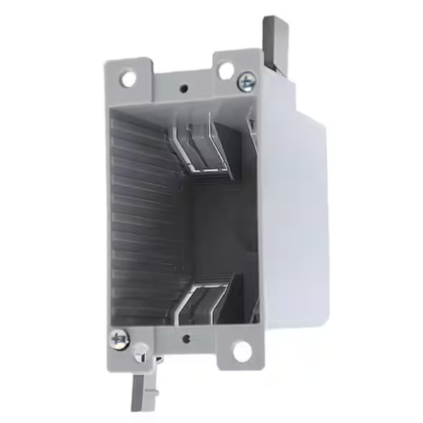WESCO Wesco EZ14SO Single Gang Pvc Cut-in Outlet Box 14 Cu in