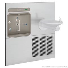 Elkay EZWS-ERPB8-RF ezH2O Retrofit Bottle Filling Station for SwirlFlo Fountain Non-Filtered Refrigerated Stainless