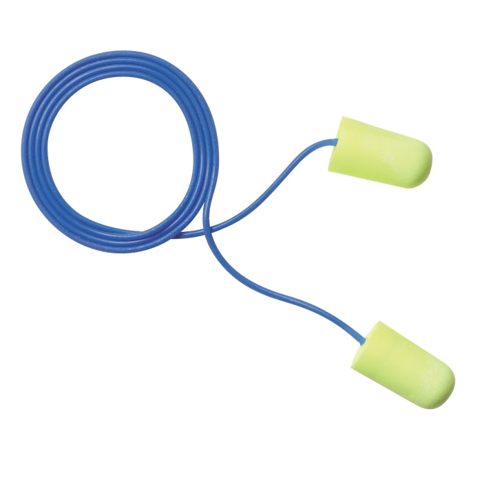 3M 311-1251 E-A-Rsoft Neons Earplugs 33 dB Noise Reduction Large Corded 7100006342