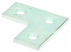 B-Line B140ZN Zinc Plated 3-Hole Corner Plate