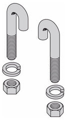 Eaton SB1003JBZ B-Line Series 2.75 Steel Bolt, Black Zinc