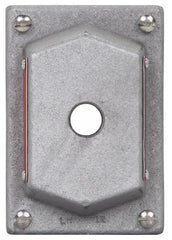 Crouse-Hinds DS441 Blank Cover 1-Hole Natural Feraloy Iron Alloy