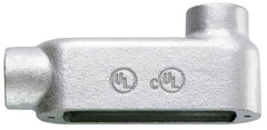 Eaton LB100M Condulet Form 5 Conduit Outlet Body, Malleable Iron, 1 Inch Hub