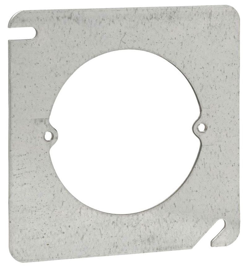 Crouse-Hinds TP474 Square Cover 4 Inch Steel Open with Ears 2-3/4