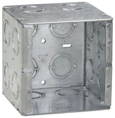 Crouse-Hinds TP691 Masonry Box Steel 2-Gang 44 Cubic Inch Capacity