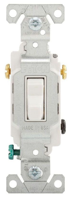 EATON CS320W AC Toggle Switch 3-Way 120/277V 20A