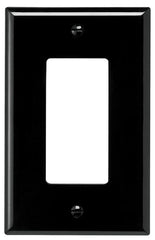 EATON PJ26BK MID-SIZE WALLPLATES 1-GANG POLYCARBONATE BLACK