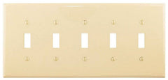 EATON PJ5V Wallplate Power 5 Gangs