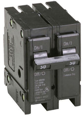 EATON BR250 Type BR Circuit Breaker, 120/240 VAC, 50 A, 10 kA Interrupt, 2 Poles