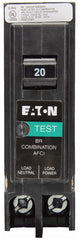 Eaton BRP115AF Type BR AFCI Combination Circuit Breaker, 120 VAC, 15 A, 10 kA Interrupt, 1 Poles