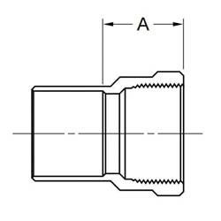 EPC 10030180 Solder Female Adapter 1-1/2 x 1-1/4 in C x FNPT